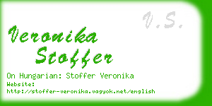 veronika stoffer business card